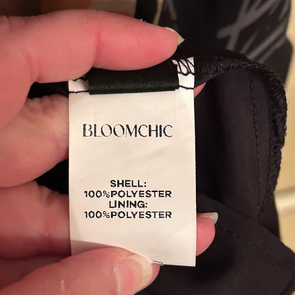BloomChic 28 Black Floral Midi Dress - Picture 5 of 5